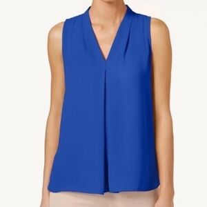 Vince Camuto Sleeveless V Neck Blouse